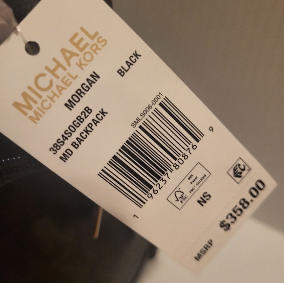 MICHAEL KORS Morgan Signature Backpack Admiral Canvas - Picture 9 of 9